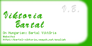 viktoria bartal business card